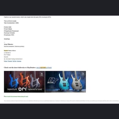 Mayones Flame EXG-6 2006 Custom made in Poland Electric guitar Strat Superstrat Fat strat stratocaster Shred Machine Metal image 14