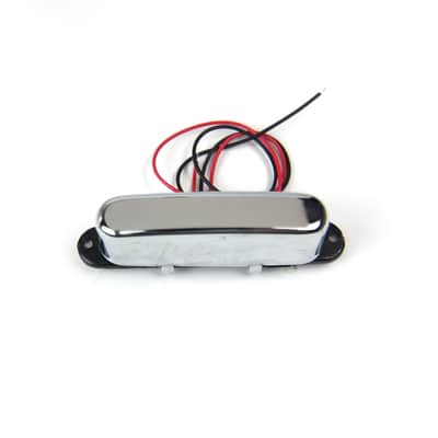 Replacement Tele Style Single Coil Neck pickup ,Chrome image 1