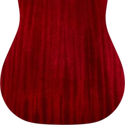 Guild D-140 Dreadnought Acoustic Guitar, Solid Spruce Top, Cherry burst image 3