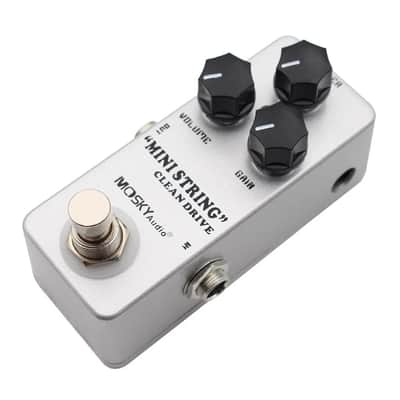 Mosky MINI STRING CLEAN DRIVE Overdrive Guitar Effect Pedal Amp Sim + Hot Box Tuner image 5