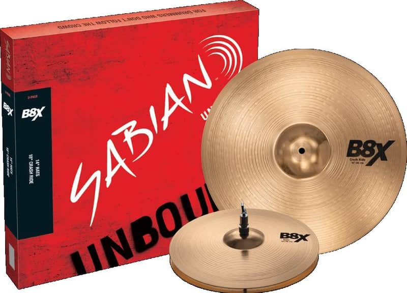 SABIAN 45002X B8X 2-Pack Cymbal Package Made In Canada DISCONTINUED imagen 1