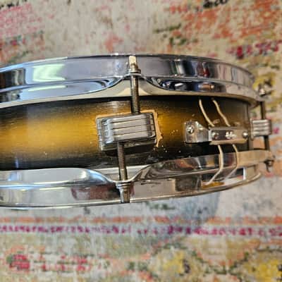 Ludwig No. 905 Jazz Combo 13x3" 6-Lug Piccolo Snare - Black/Gold Duco - Nickel Hardware 1966 image 12