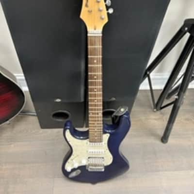 brownsville LH electric guitar blue/white image 1