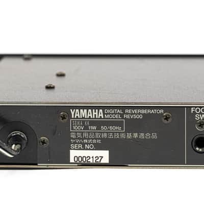 Yamaha REV500 Digital Reverb Processor Rackmount Effects Unit image 5
