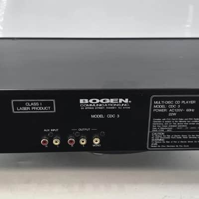 Bogen CDC 3 Three Disc Compact Disc Rack Mount CD Player - TESTED - RV-0331 image 5