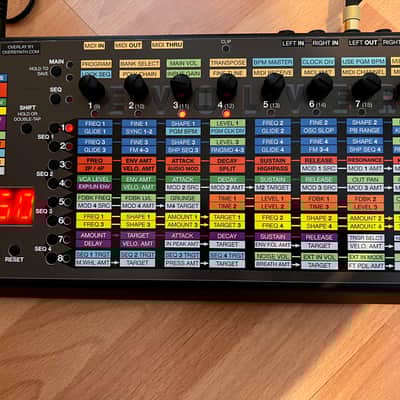 Dave Smith Instruments Evolver Desktop Monophonic Synthesizer 2002 - 2016 - Blue