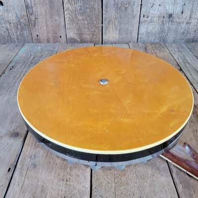 Framus Tenor 4 String Banjo 1960s w/ Chipboard Case image 15