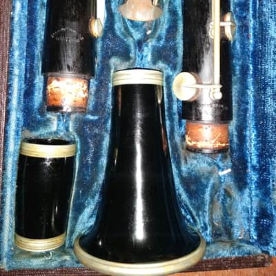 Rene Duval Wood Soprano Clarinet Wood, Italy, Intermediate level, Good Condition image 3