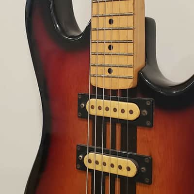 Rare Vintage 70's Univox Stratocaster Style MIJ Japan HSS Racing Stripes image 7