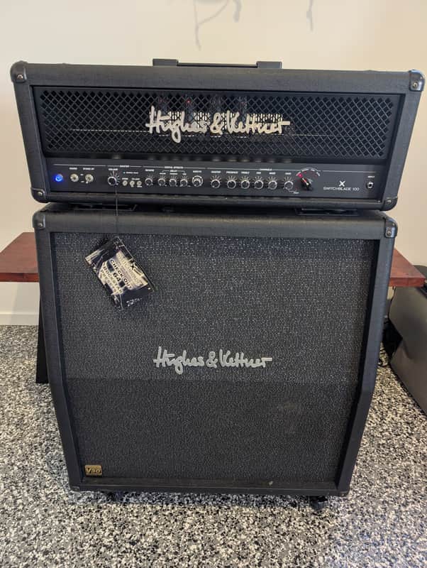 Hughes & Kettner Switchblade 4-Channel 100-Watt 4x12" Programmable Guitar Amp Half Stack 2006 - 2012 - Black image 1