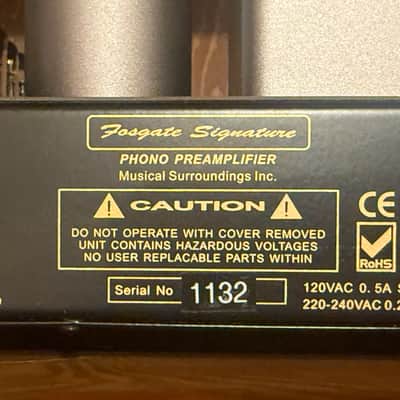 Fosgate signature phono preamp 2006-2008 - metallic image 5