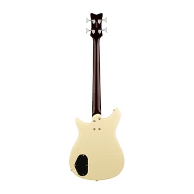 Gretsch Electromatic CVT Bass with Double-Cut, Laurel Fingerboard and Mahogany Body (Vintage White) image 2