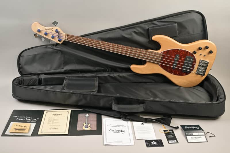 2022 Sadowsky MetroLine 21-Fret Vintage M/J Bass 5 String Alder Morado Fretboard ~MINT~ MJ image 1