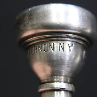 A Vincent Bach Corp Mt Vernon NY Cornet Bent Shaft Mouthpiece image 3
