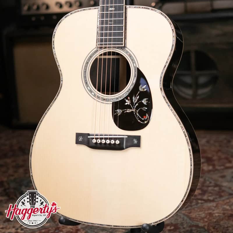 Martin Custom Shop Style 45 OM-14F Acoustic Guitar - Brazilian Rosewood/Adirondack Spruce with Hardshell Case image 1