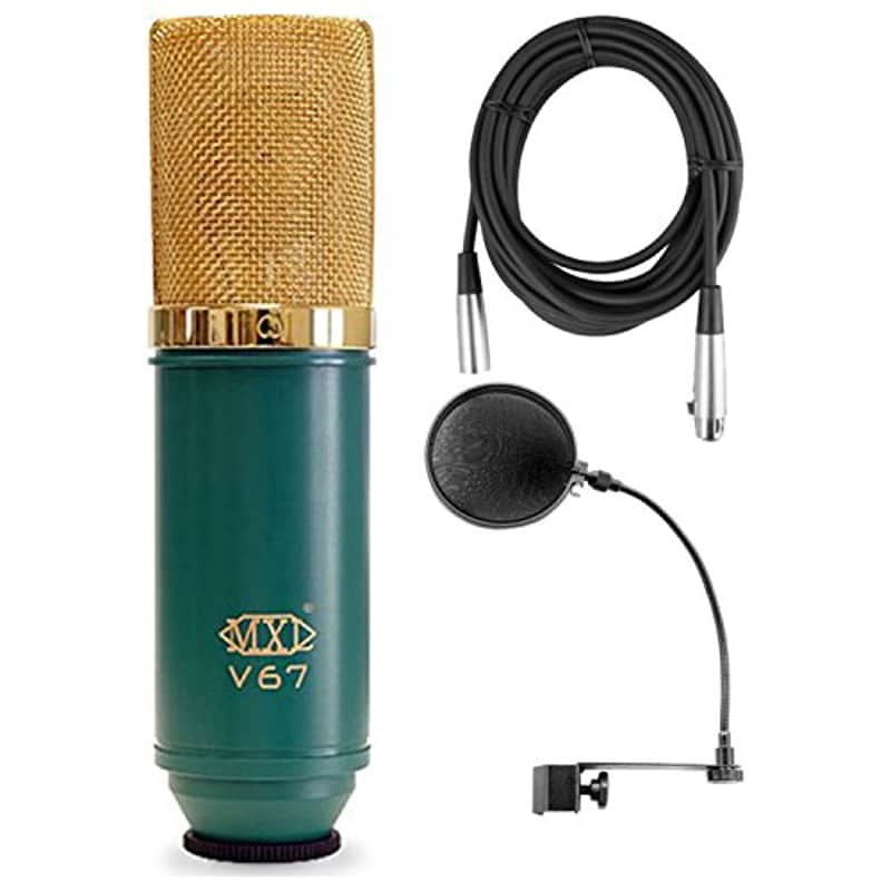 MXL-V67G Large Diaphram Condensor Microphone w/Mic Cable and Pop Filter image 1