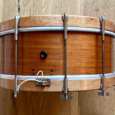 Leedy Single Tension 1-ply Solid Mahogany 1910's - Clear Nitro Lacquer image 12