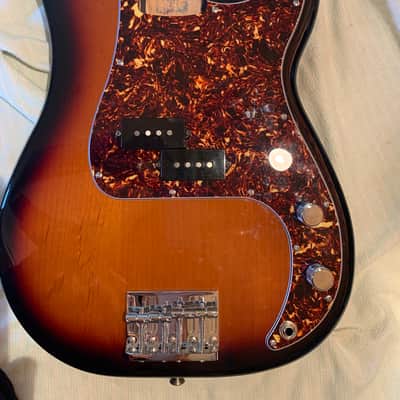 Fender Precision Bass Sunburst full loaded body image 1