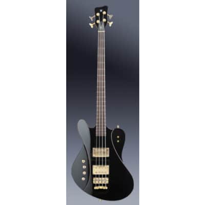 Warwick TeamBuilt Idolmaker, 4-String - Lefthand Black Solid High Polish Aged image 7