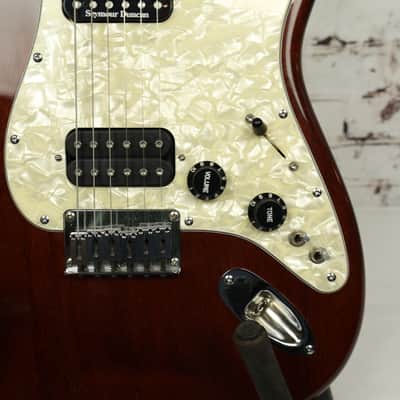 R.O'M Custom Guitars S-Type S-Type - Natural over mahogany body image 3