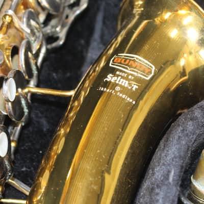Bundy Saxophone alto Vintage 1957 red label - brass image 18