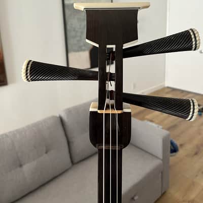 Mongolian Shanz/Shadruga (like Sanxian/Shamisen) – Fretless Folk Banjo image 4