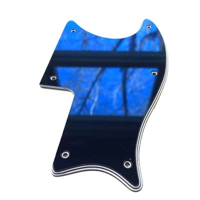 New 5 Ply Black/White Pickguard for 1972-1979 Gibson EB-0 EB-3 EB-3L EB-0L EB-4L Bass Made In USA image 2