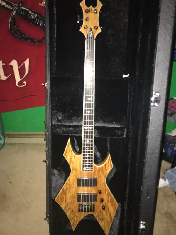 BC Rich Warlock 2014 5 string Paulo Gregoletto Spalted maple ** Holidays Sale ** image 1