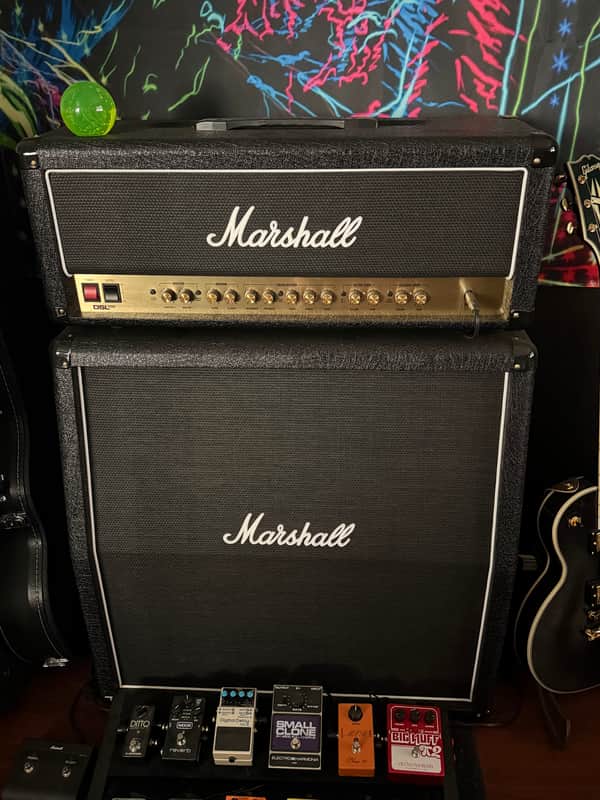 Marshall DSL 100HR & MX412AR Half Stack Package (Includes Footswitch & Premium Speaker Cable) - Brand New Condition image 1