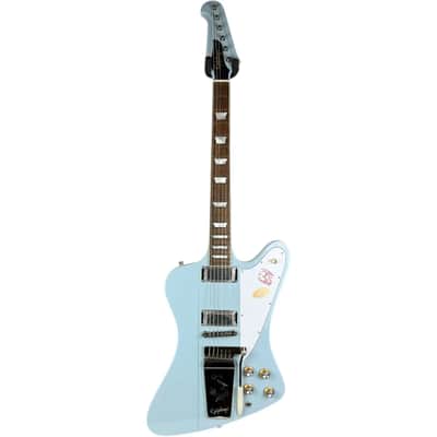 Epiphone 1963 Firebird V Vibrola Maestro 2024 - Frost Blue image 3