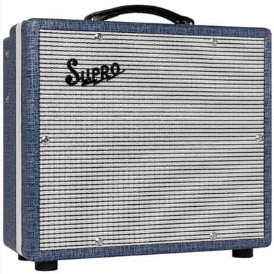 Supro 1608R Montauk 15-Watt 1x10" Guitar Combo - Blue Rhino Hide image 1