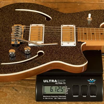Reverend Kingbolt Air HH - Roasted Maple - Black Sparkle image 8