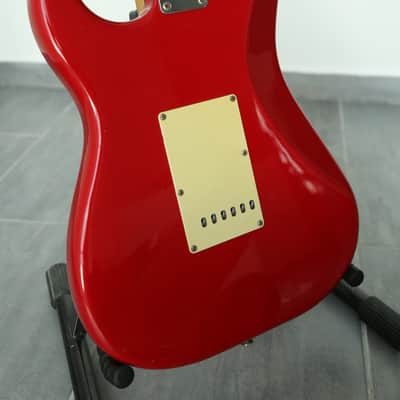 1984 Squier by Fender JV strat stratocaster MIJ Japan torino red image 11