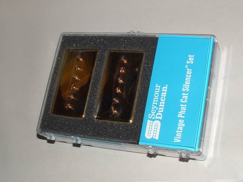 Seymour Duncan Phat Cat Silencer Vintage Pickup Set (Gold) New with Warranty image 1