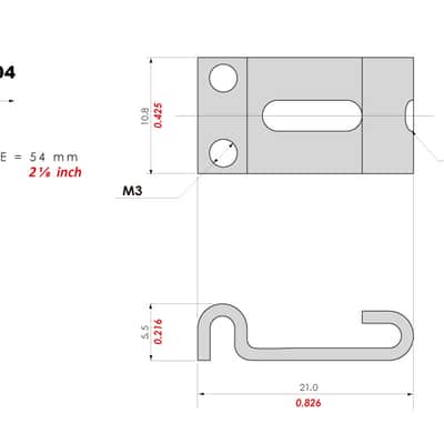KTS PR-04 - Titanium Saddle Set for Japan Vintage-Style Stratocaster Tremolo Bridge image 2