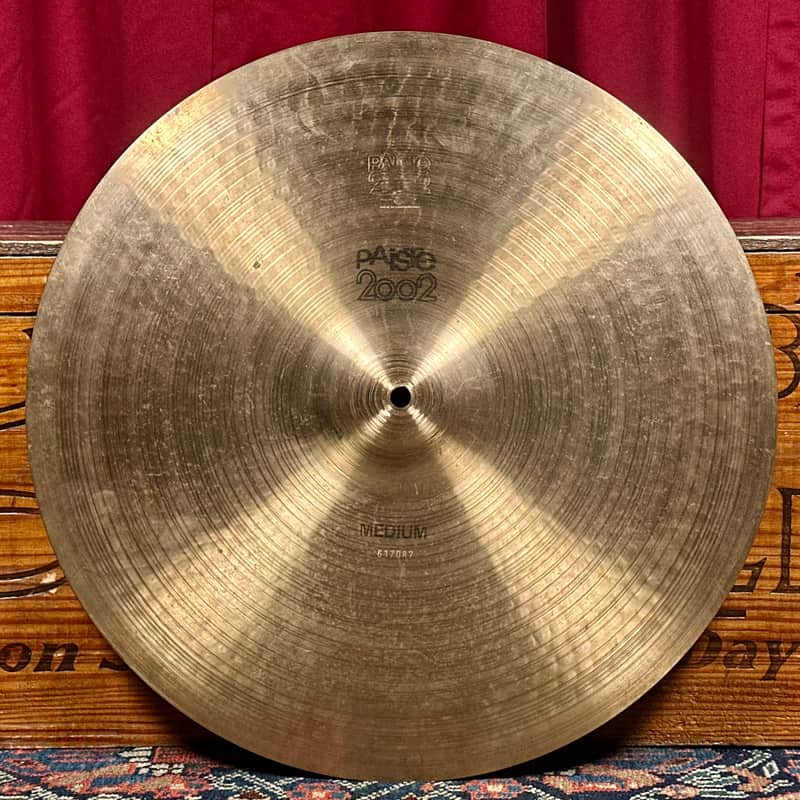 18” Paiste 1976 Black Label 2002 Crash Cymbal 1526g image 1