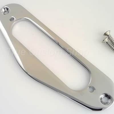 True Custom Shop® Chrome Metal Neck Pickup Mounting Ring for Fender Tele image 1
