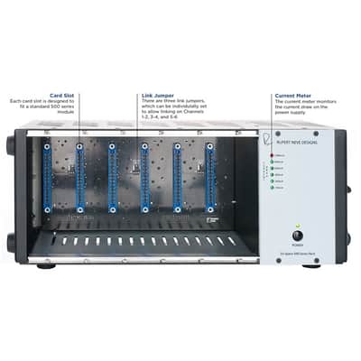 Rupert Neve Designs R6 6-Slot 500 Series Rack image 10