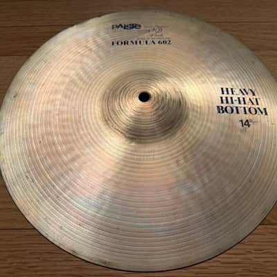 Vintage ‘83 Paiste 602 Blue Label 14” Heavy Hi Hat image 9