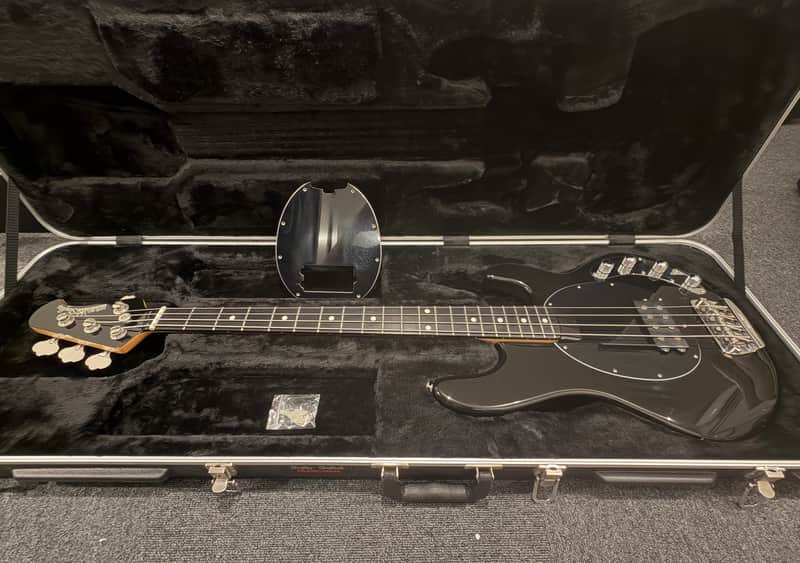 Ernie Ball Music Man StingRay 4 Kanda Shokai 60th Anniversary Limited 1 of 30 Ebony Board Black 2007 image 1