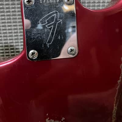 Fender Stratocaster Rosewood 1966 Candy Apple Red image 6
