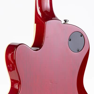 USED 2000 DeArmond M-72 Bluesbird - Red with Hardshell Case image 14