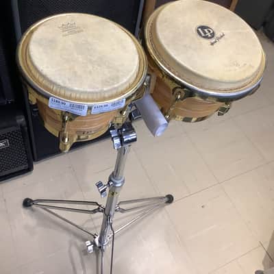 Latin Percussion LP201AX-2 Generation II Wood Bongos, 2010s - Natural image 2