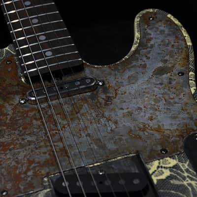 M-Tone TKO Custom T - Telecaster Nicotine Paisley + Lollars image 6