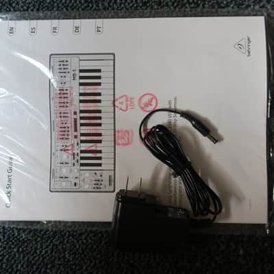 Behringer MS-1 / MS-101 Analog Synthesizer 2019 Red Original Box Grip Strap Manual Power image 7