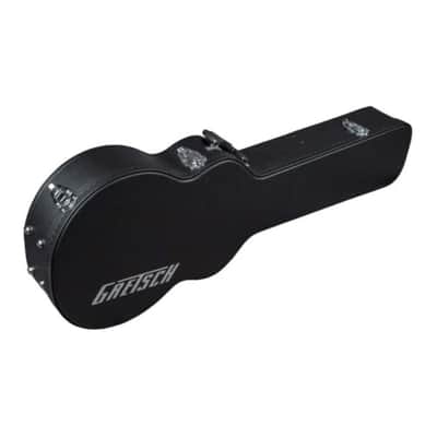 Gretsch G2655T Streamliner Center Block Jr. Durable, Secure, Black Plush Interior Case with Chrome Latches for Transportation and Storage (Black) image 2