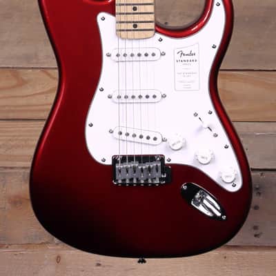 Fender Standard Stratocaster Electric Guitar Candy Cola image 1