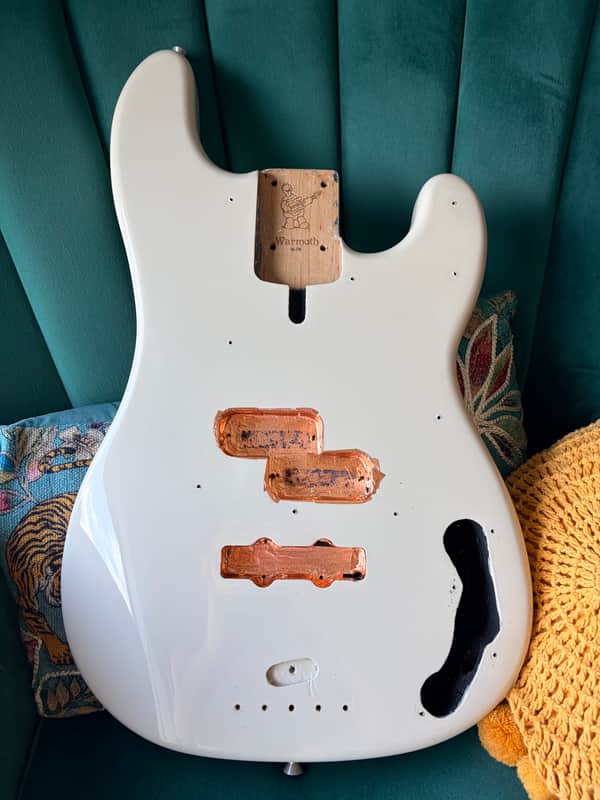 Warmoth Précision Bass  - Olympic White image 1