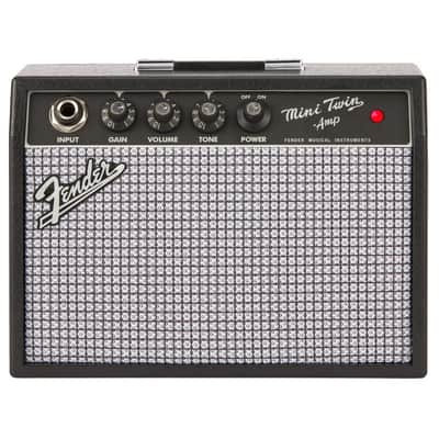 Fender Mini '65 Twin Portable Guitar Amp, Battery Powered, Two 3" Speakers image 5
