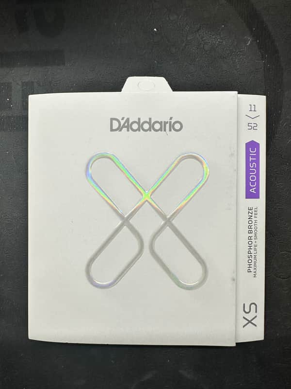 D'Addario XSABR1152 XS 80/20 Bronze Coated Acoustic Guitar Strings - Custom Light (11-52) 2020s - Standard image 1